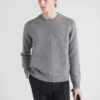 Wool and Cashmere Crew-Neck Sweater