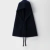 Wool and Cashmere Knit Hood