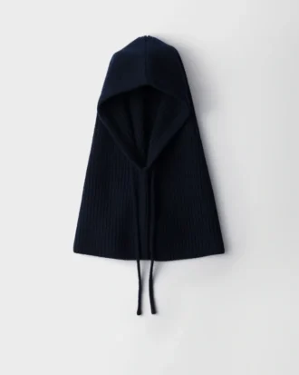 Wool and Cashmere Knit Hood