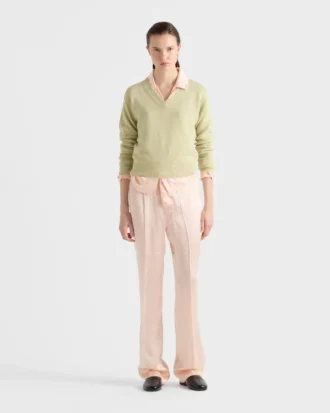 Wool and Cashmere V-Neck Sweater