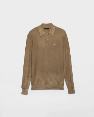 wool and silk polo sweater 1 1 330x413 - Wool and Silk Polo Sweater